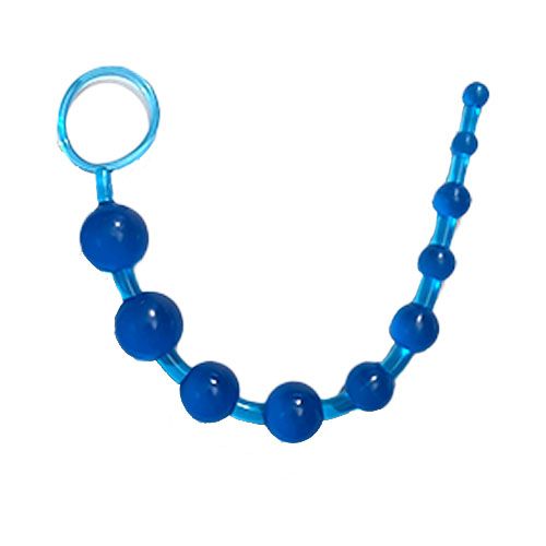 X-10 Anal Beads – Azul