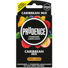 Condones Prudence – Mix Caribbean – 5 piezas