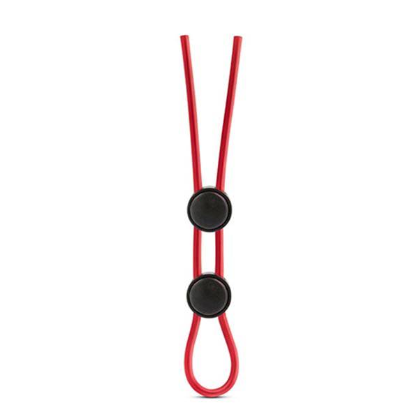 Silicone Double Loop Cock Ring – Rojo