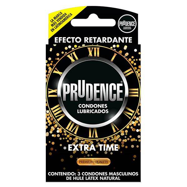 Condones Prudence – Extra time – 3 piezas