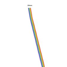 Listón decorativo de arcoíris – 10mm