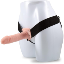 Dr. Skin 18 cm Hollow Strap On – Vainilla