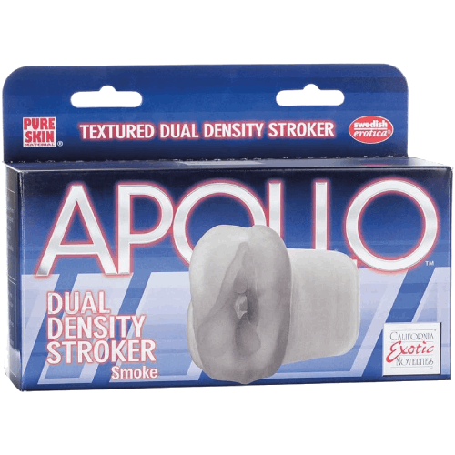 Masturbador de doble densidad, color humo