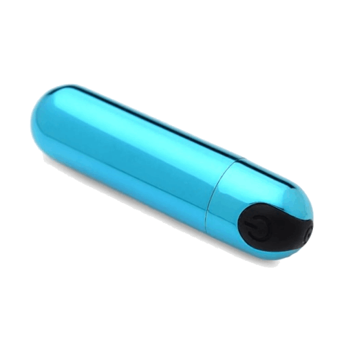 BANG 10X Vibrating Metallic Bullet – Blue