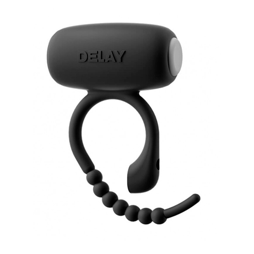 Anillo Vibrador Ajustable – Negro 4.5 x 7 cm